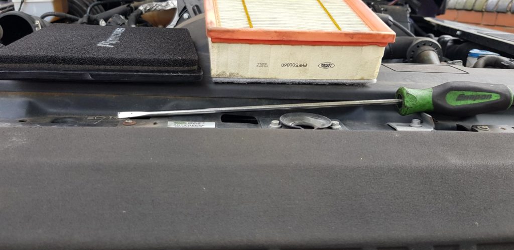 Defender air filter upgrade at Tuning Emporium