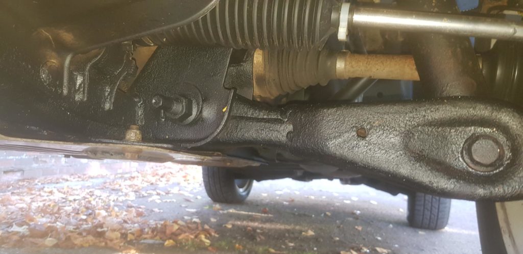 Waxoyl of Land Rovers at Tuning Emporium.