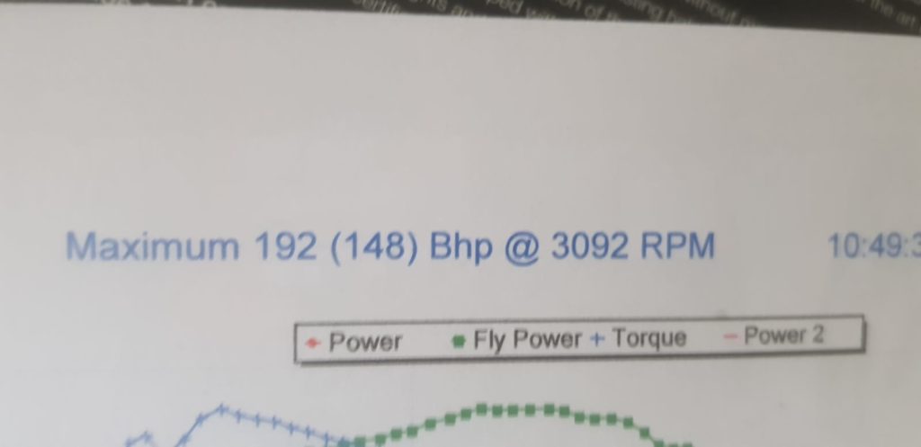 192bhp and 350lb ft for Ford Transit 2.2 on dyno, up from 115bhp and 225lb ft